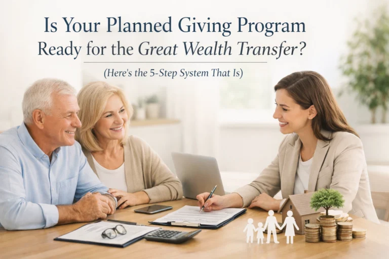 Is Your Planned Giving Program Ready for the Great Wealth Transfer? (Here's the 5-Step System That Is)